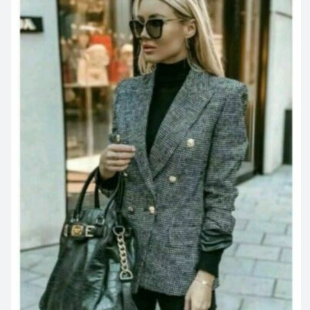 ZARA Tweed Blazer